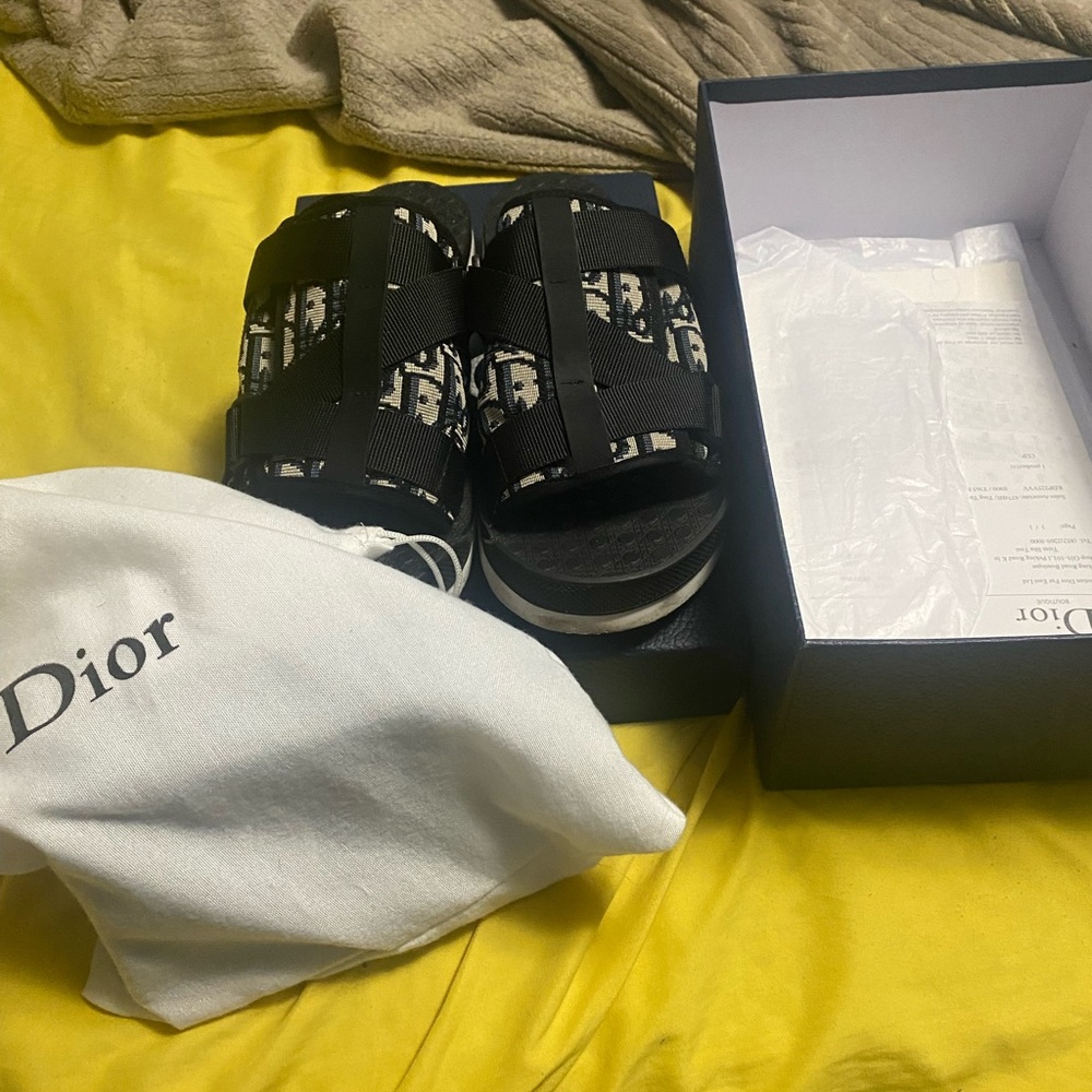 Dior Black and White Sandals - Picture 2 of 2